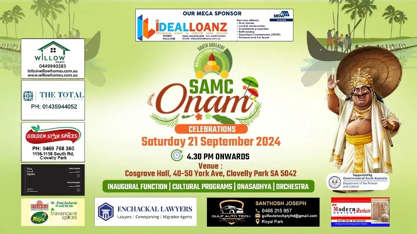 South Adelaide Malayalee Community Onam 2024