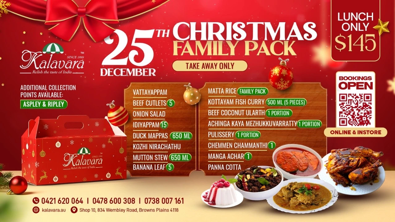 KALAVARA CHRISTMAS  LUNCH (Family Pack)
