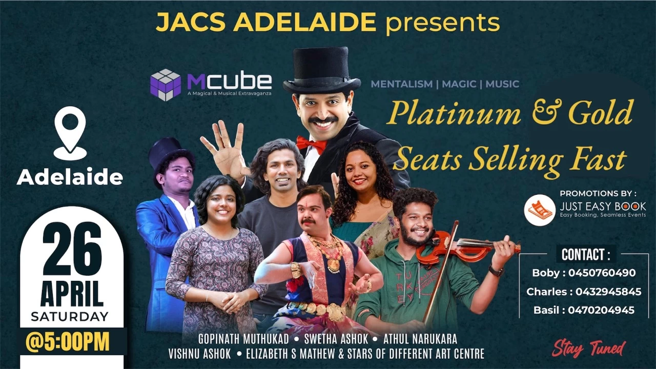 MCUBE -MENTALISM MAGIC MUSIC -ADELAIDE