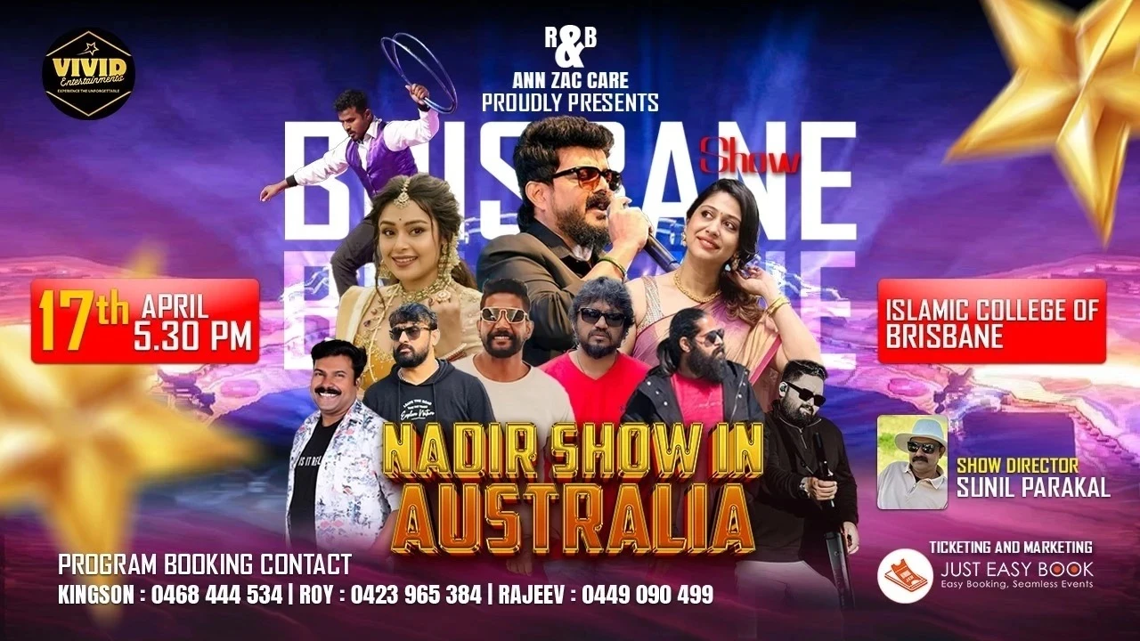 NADIR SHOW IN AUSTRALIA