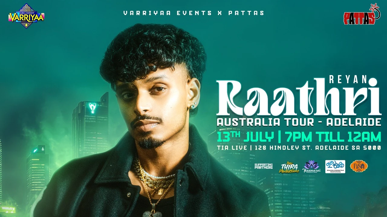 REYAN - Raathri Australia Tour ADELAIDE