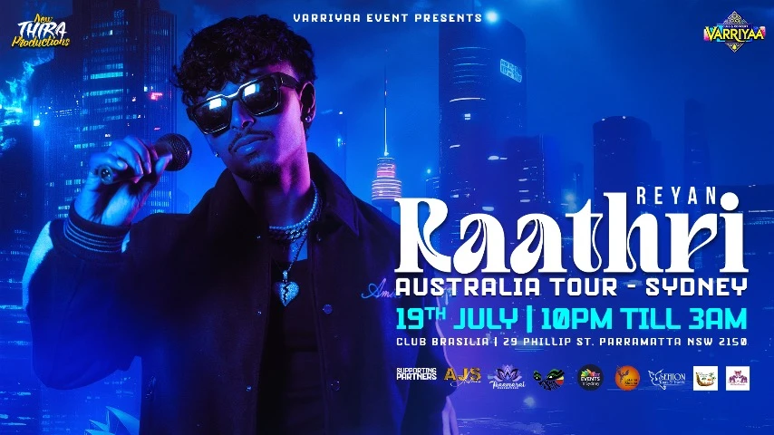REYAN - Raathri Australia Tour SYDNEY