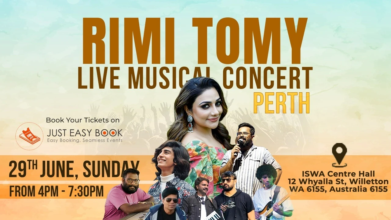 RIMI TOMY LIVE MUSICAL CONCERT 2025 - PERTH SHOW 2